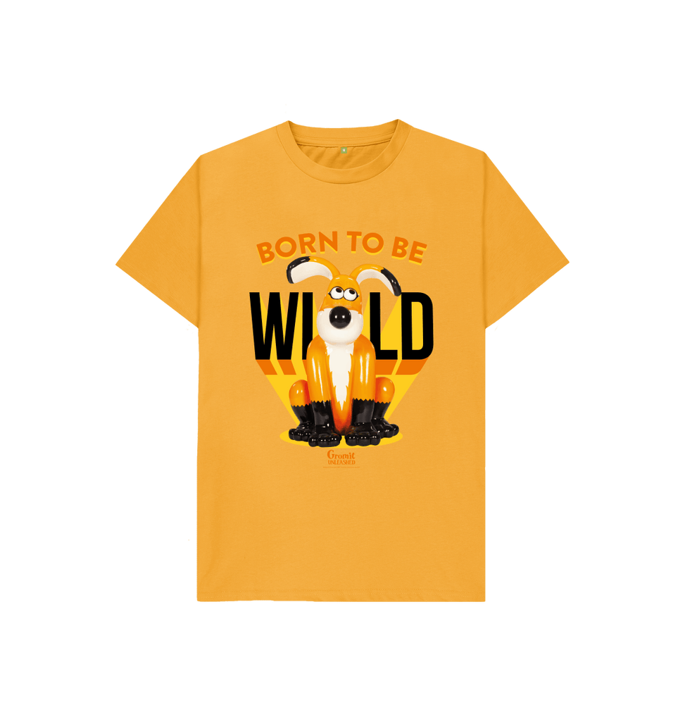 Mustard Born to be Wild Gromit Children's T-shirt