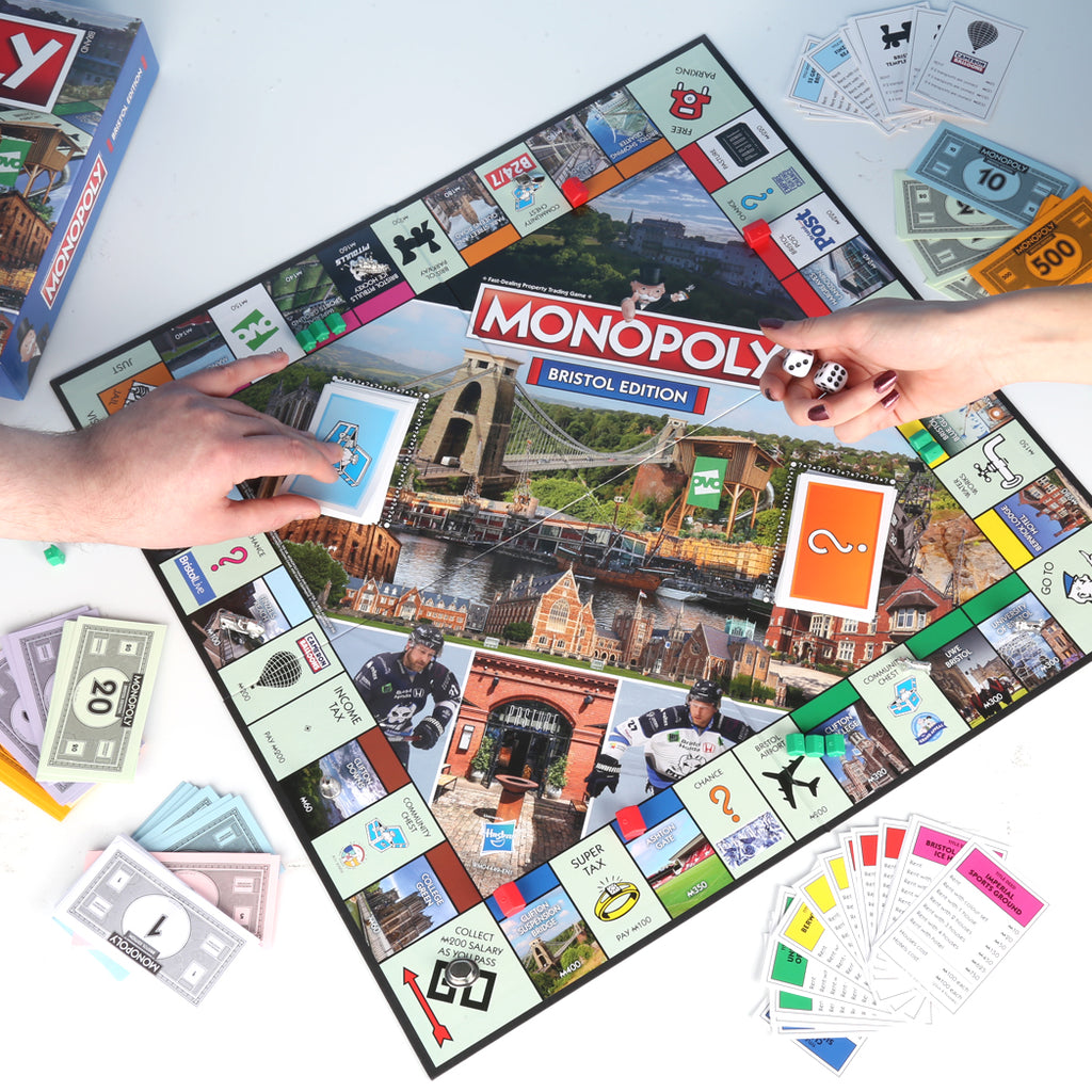 Bristol edition Monopoly board. 