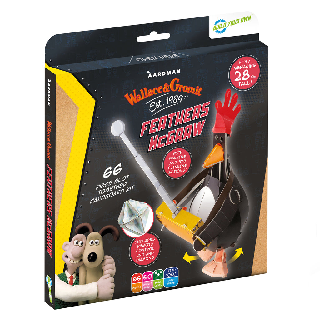 Build Your Own Wallace & Gromit Feathers McGraw Kit