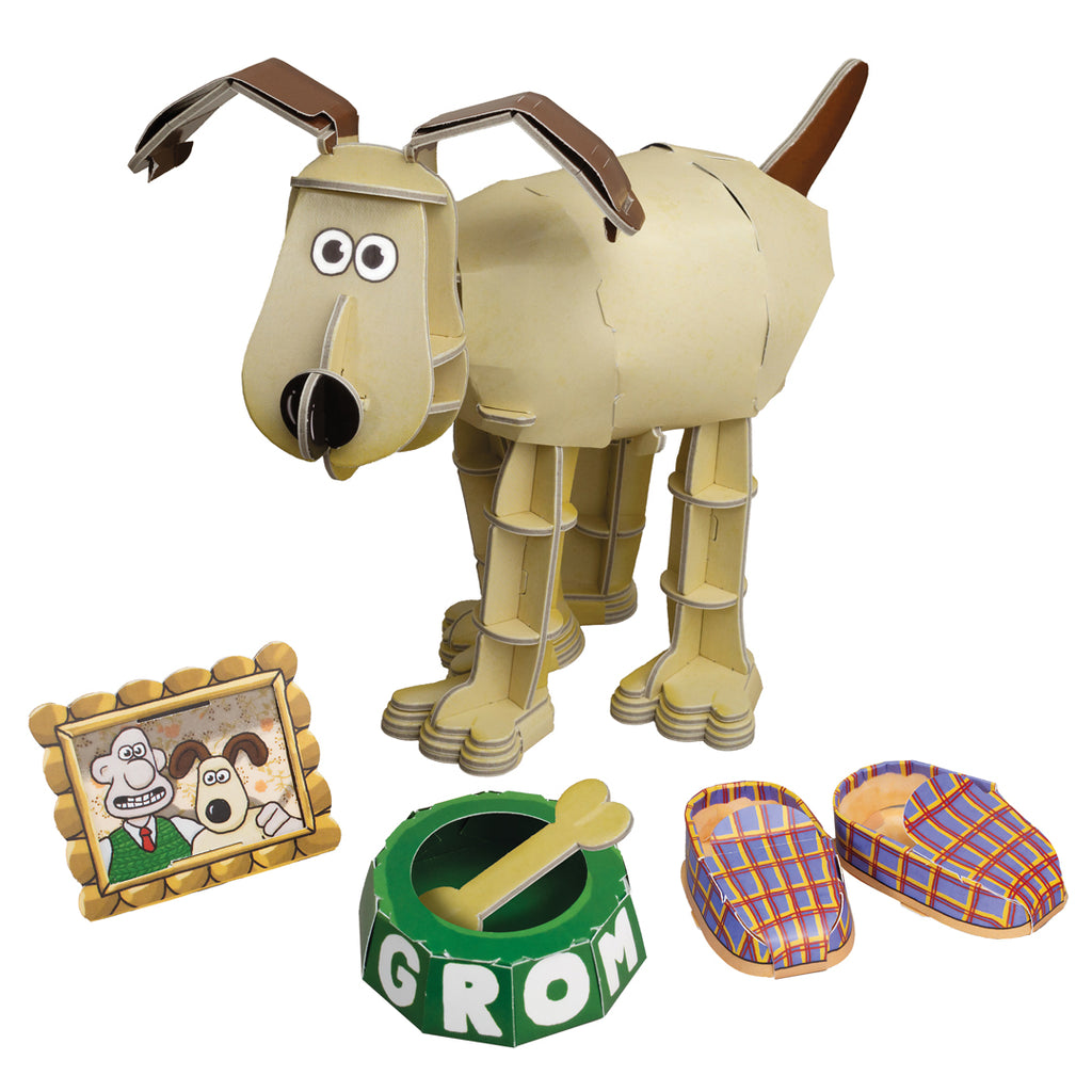 Build Your Own Gromit Kit from Wallace & Gromit Paper Engine