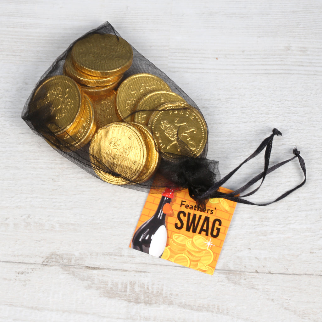 Feathers McGraw Swag Bag of Chocolate Coins