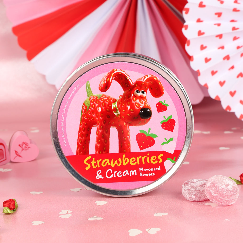 Gromberry Strawberries & Cream Travel Sweet Tin
