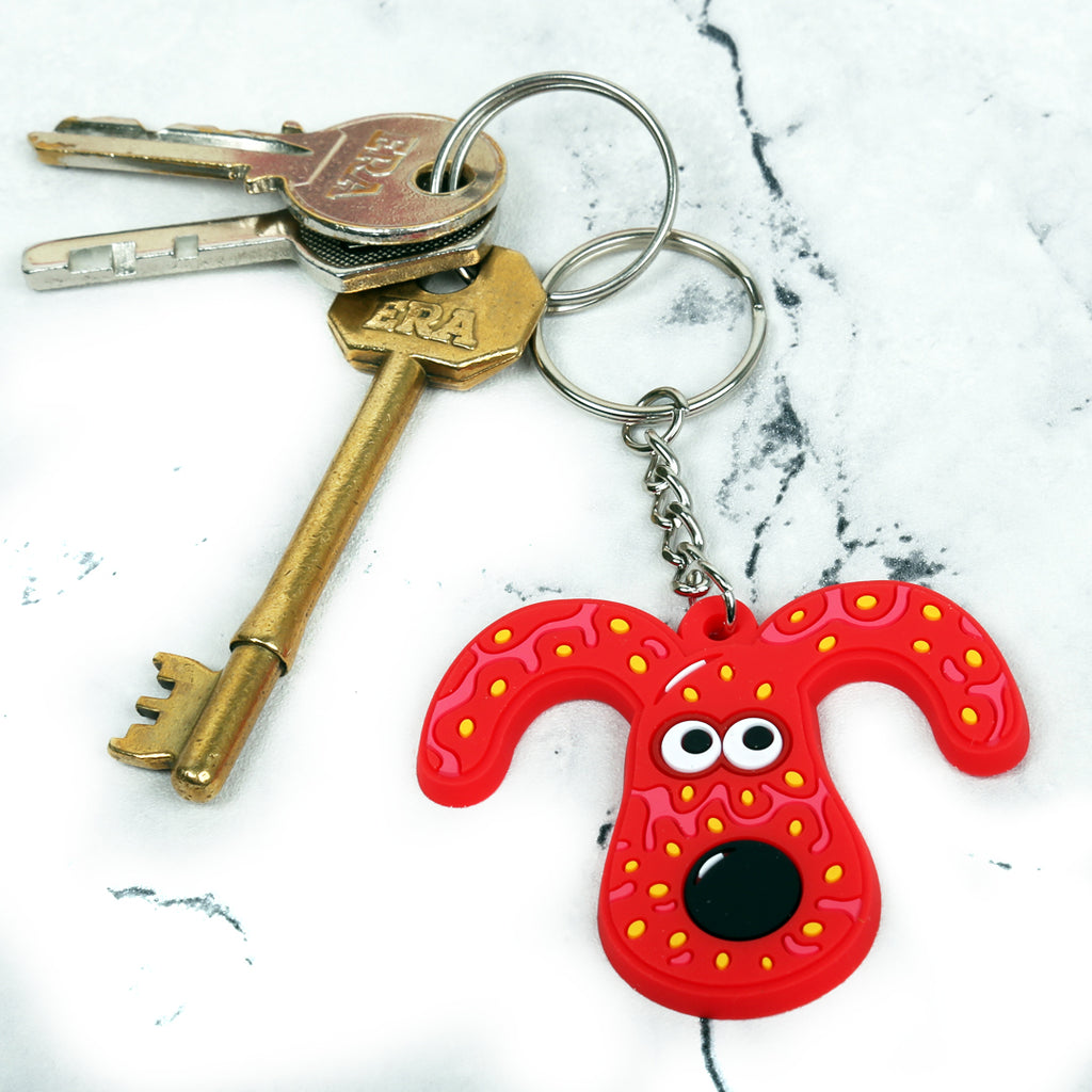 Gromit Unleashed Rubber Keyrings