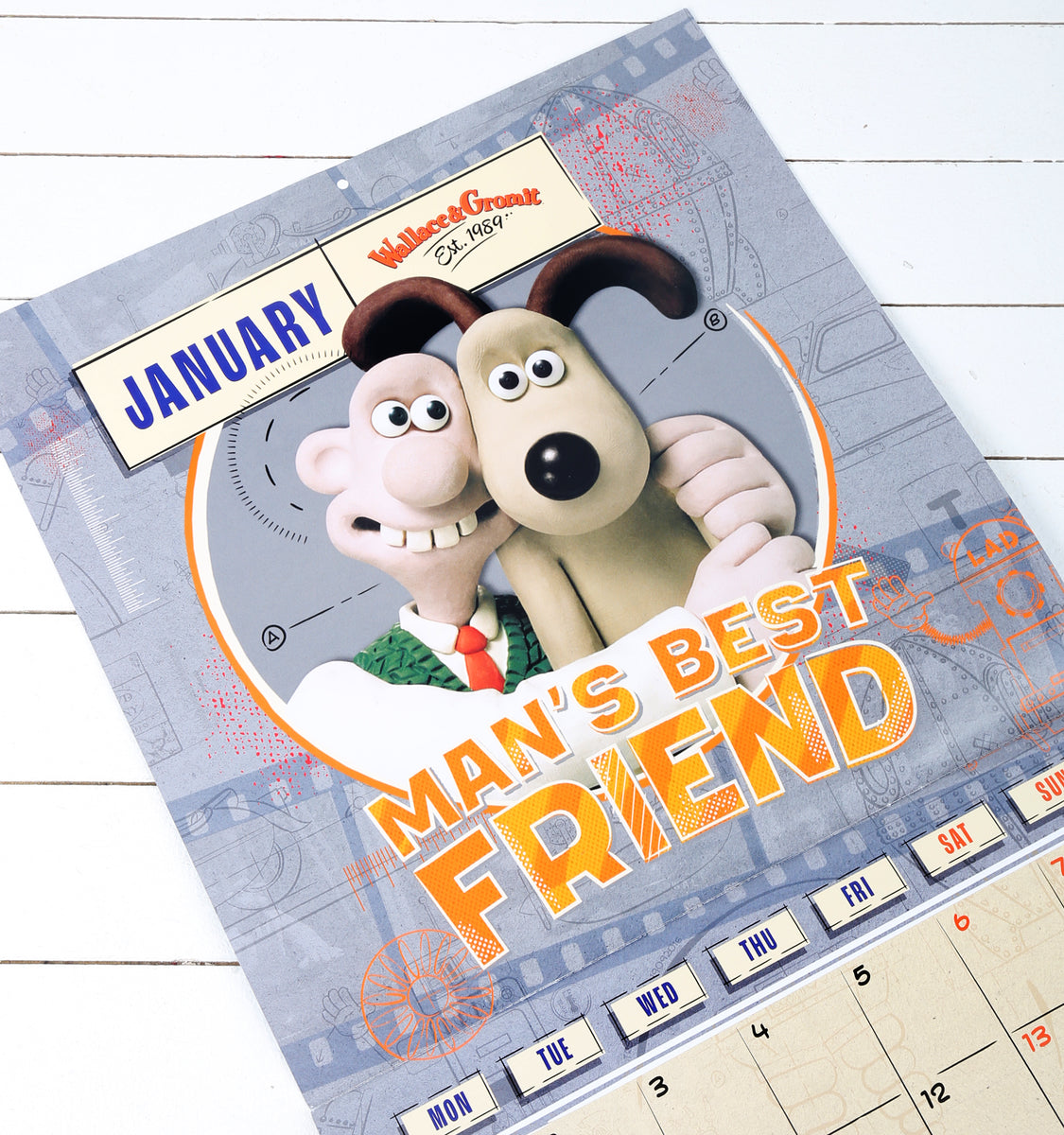 Wallace & Gromit Calendar 2024 Gromit Unleashed Shop
