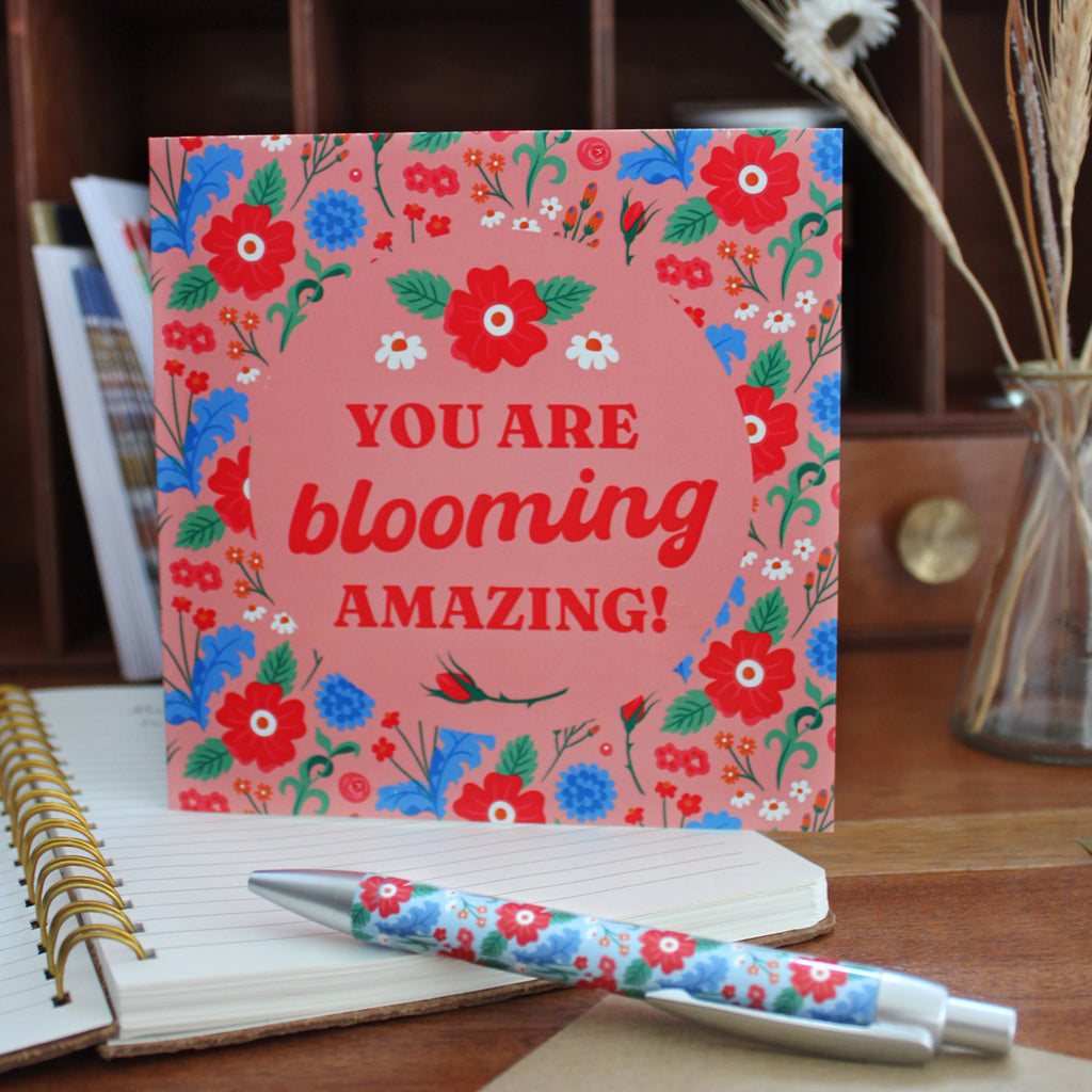 Inspired by Florals Greetings Card