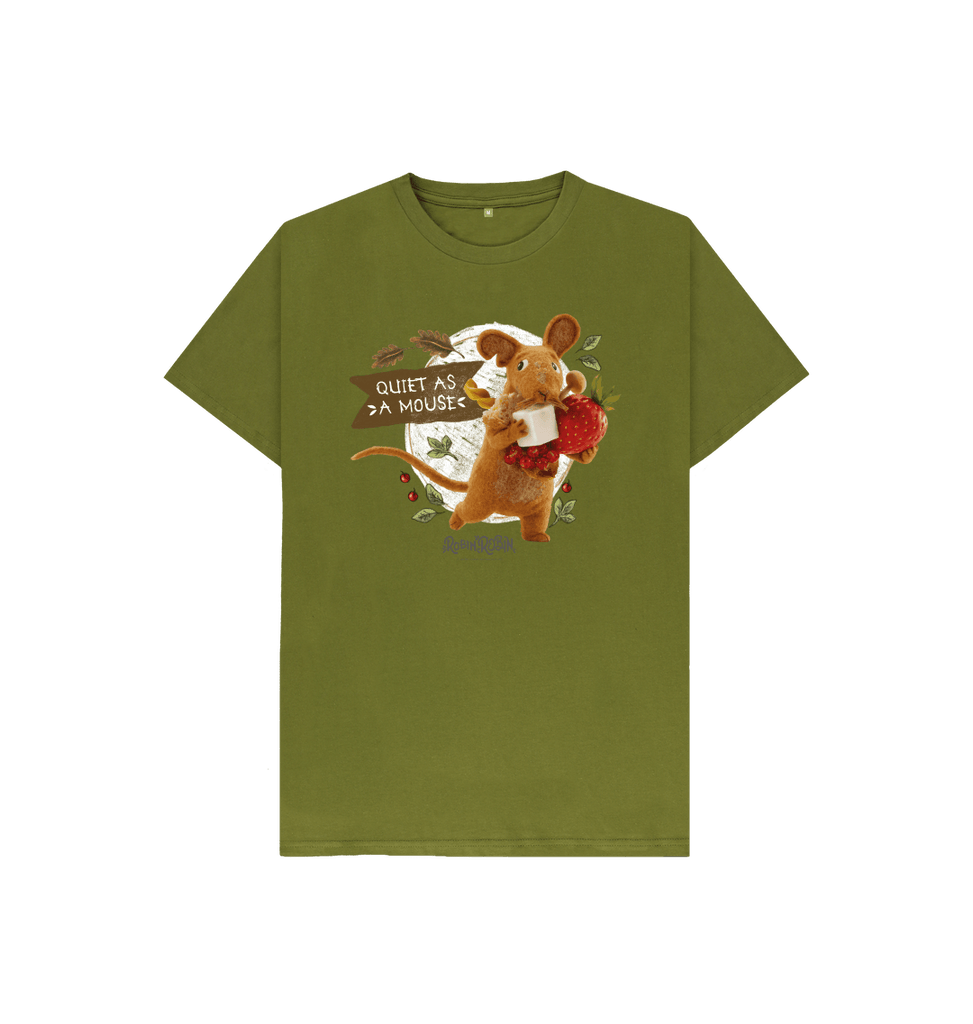 Moss Green Dad Mouse, Robin Robin - Children's T-shirt