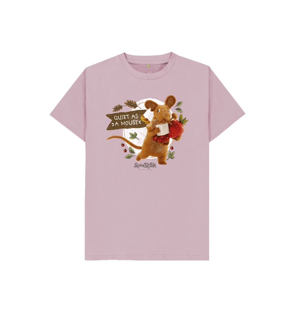 Mauve Dad Mouse, Robin Robin - Children's T-shirt