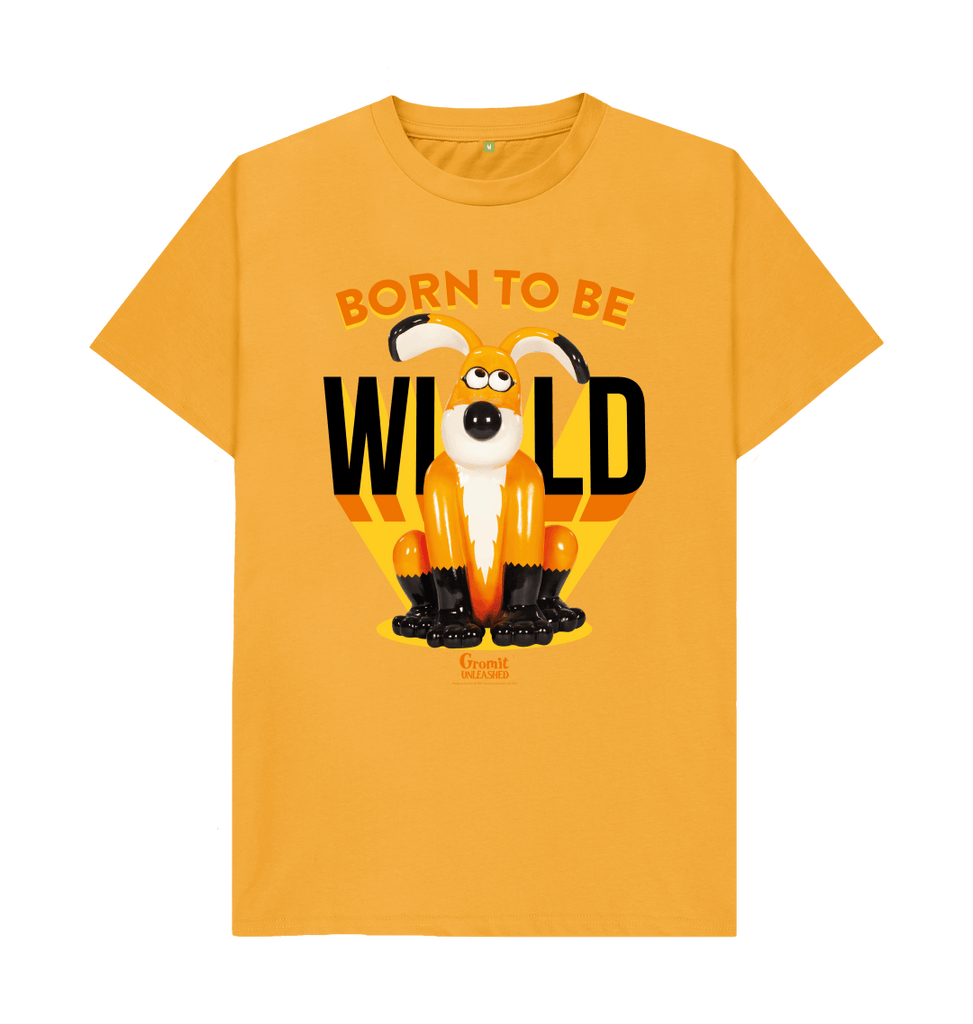 Mustard Born To Be Wild Gromit Adult T-shirt