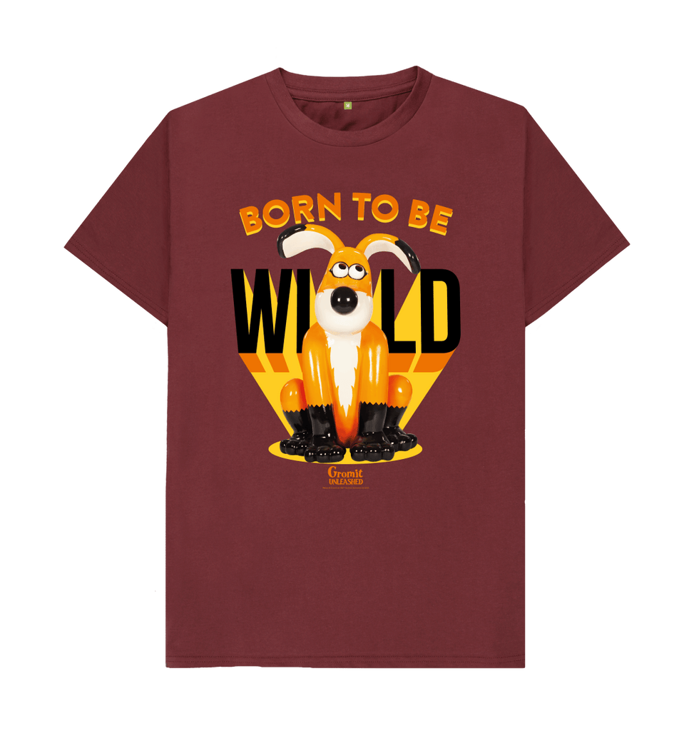 Red Wine Born To Be Wild Gromit Adult T-shirt