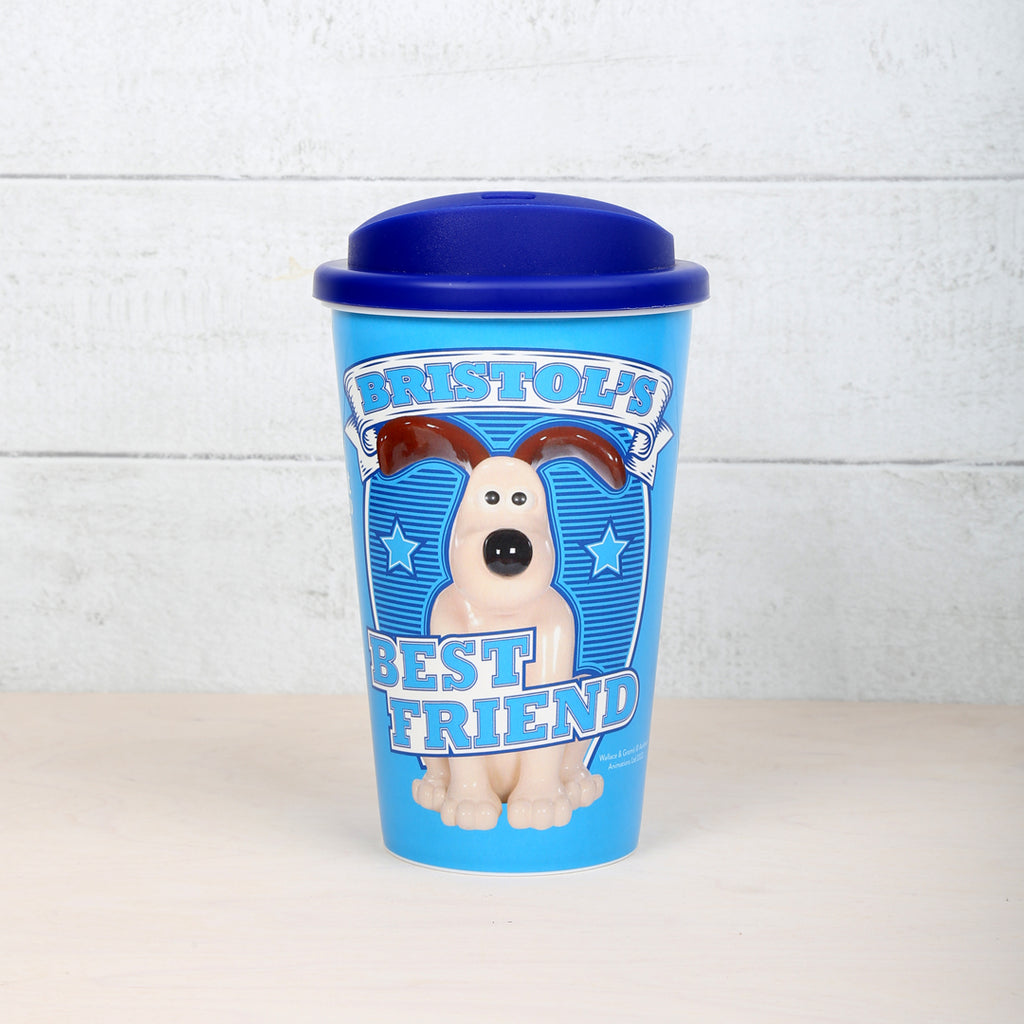 Bristol's Best Friend Gromit Re-useable Travel Hot Cup