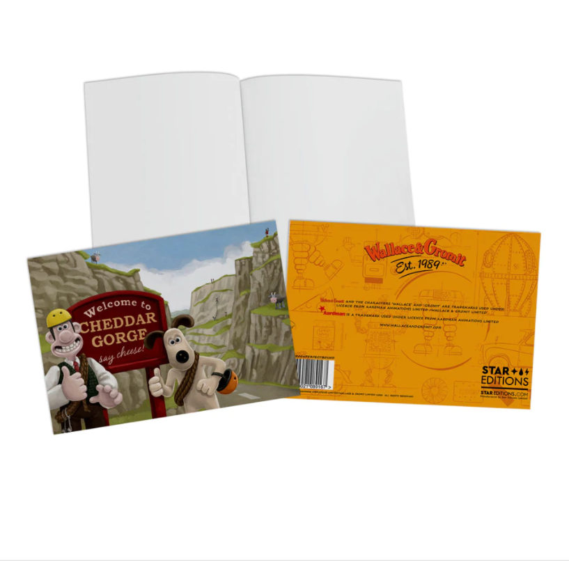 Wallace & Gromit UK Holiday A5 Notebook
