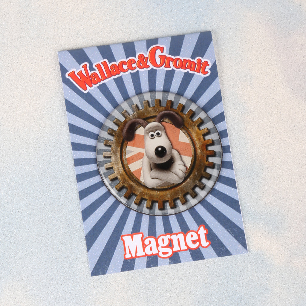 Wallace & Gromit Crystal Lens Round Magnet