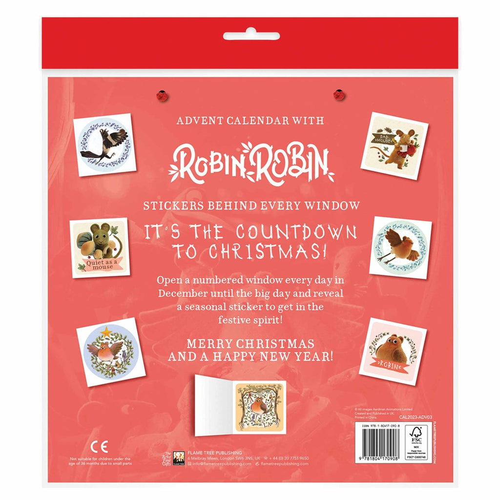 Robin Robin Sticker Advent Calendar