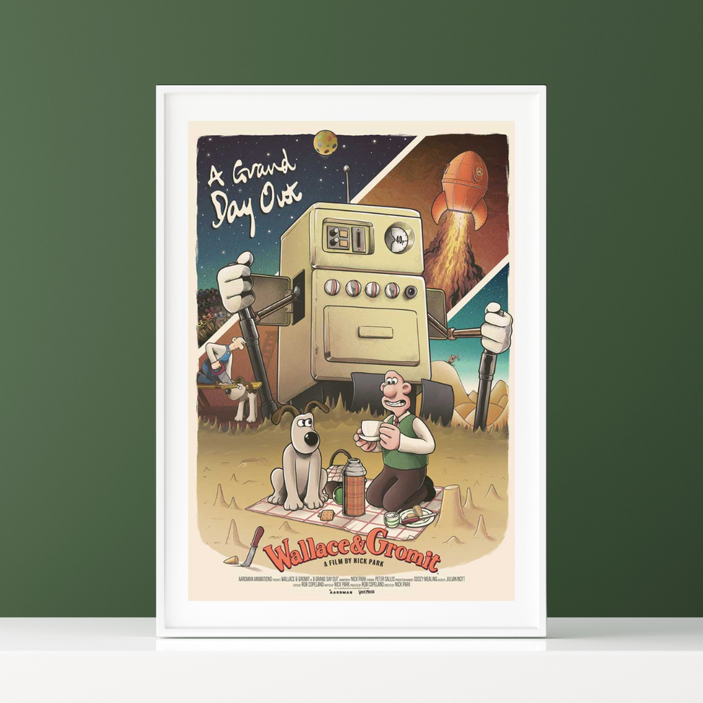 Wallace & Gromit: A Grand Day Out A2 Print