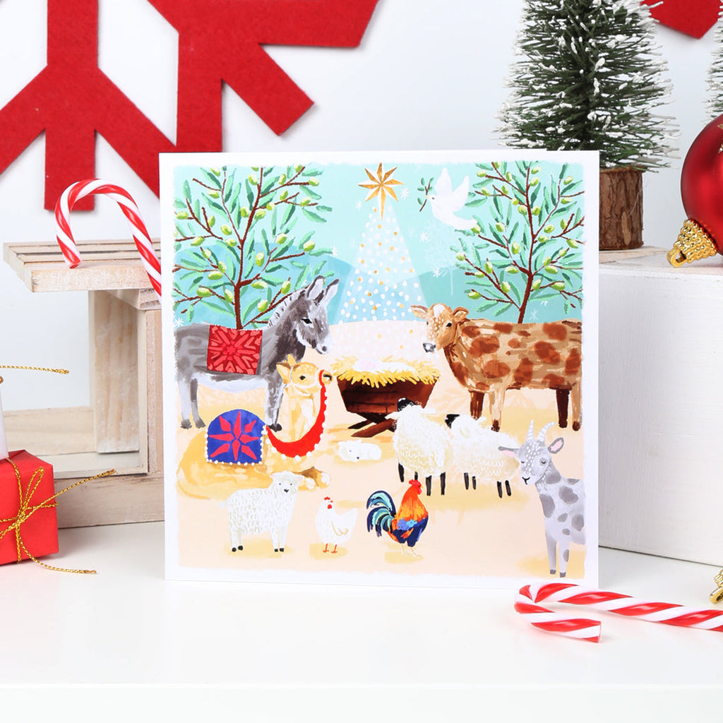 Nativity Scene Charity Christmas Card Packs