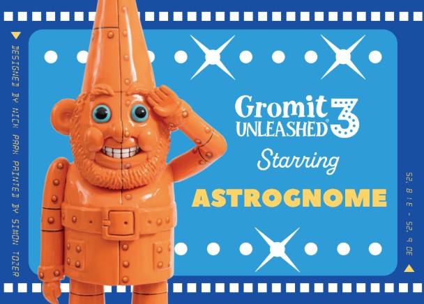 Gromit Unleashed 3 Postcards