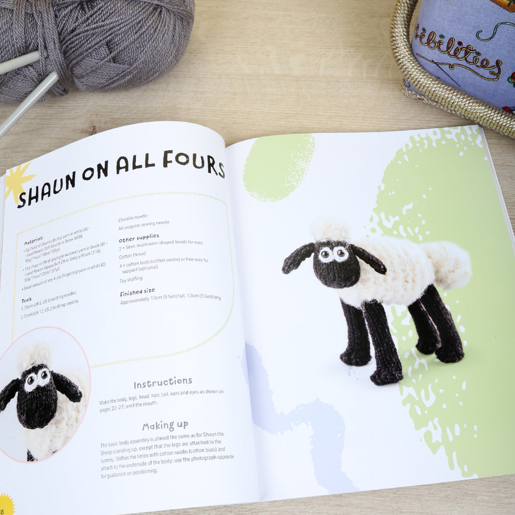 'Baa-rilliant Knits!' Shaun the Sheep official pattern book by Aardman and Sachiyo Ishii