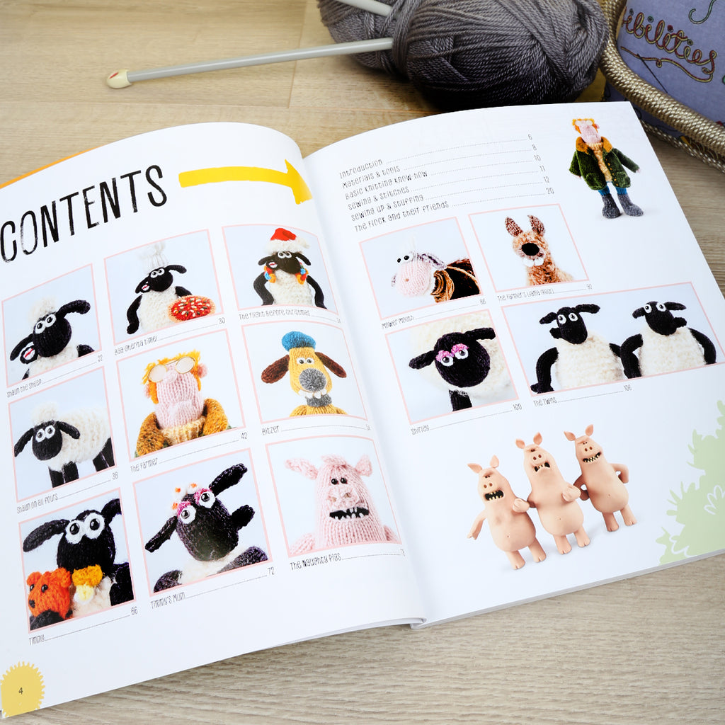 'Baa-rilliant Knits!' Shaun the Sheep official pattern book by Aardman and Sachiyo Ishii Make 11 characters