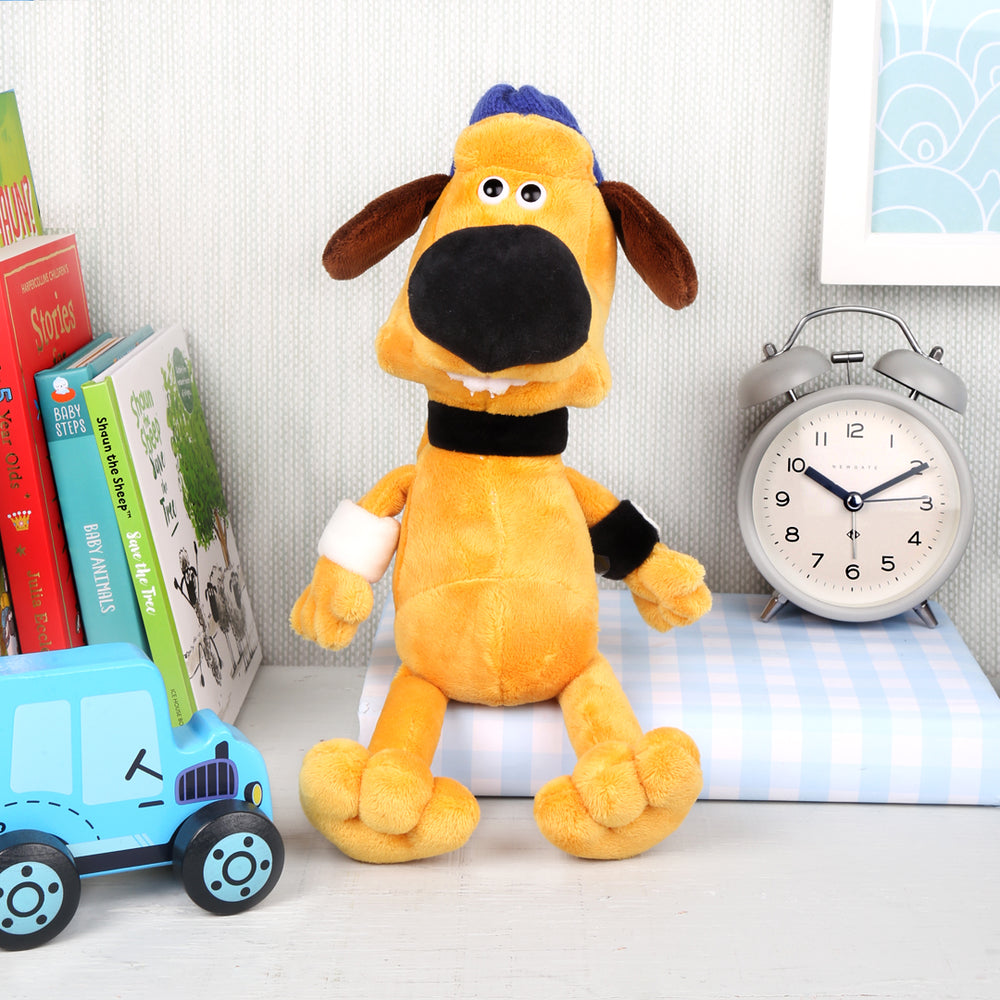 Bitzer from Shaun the Sheep soft toy.