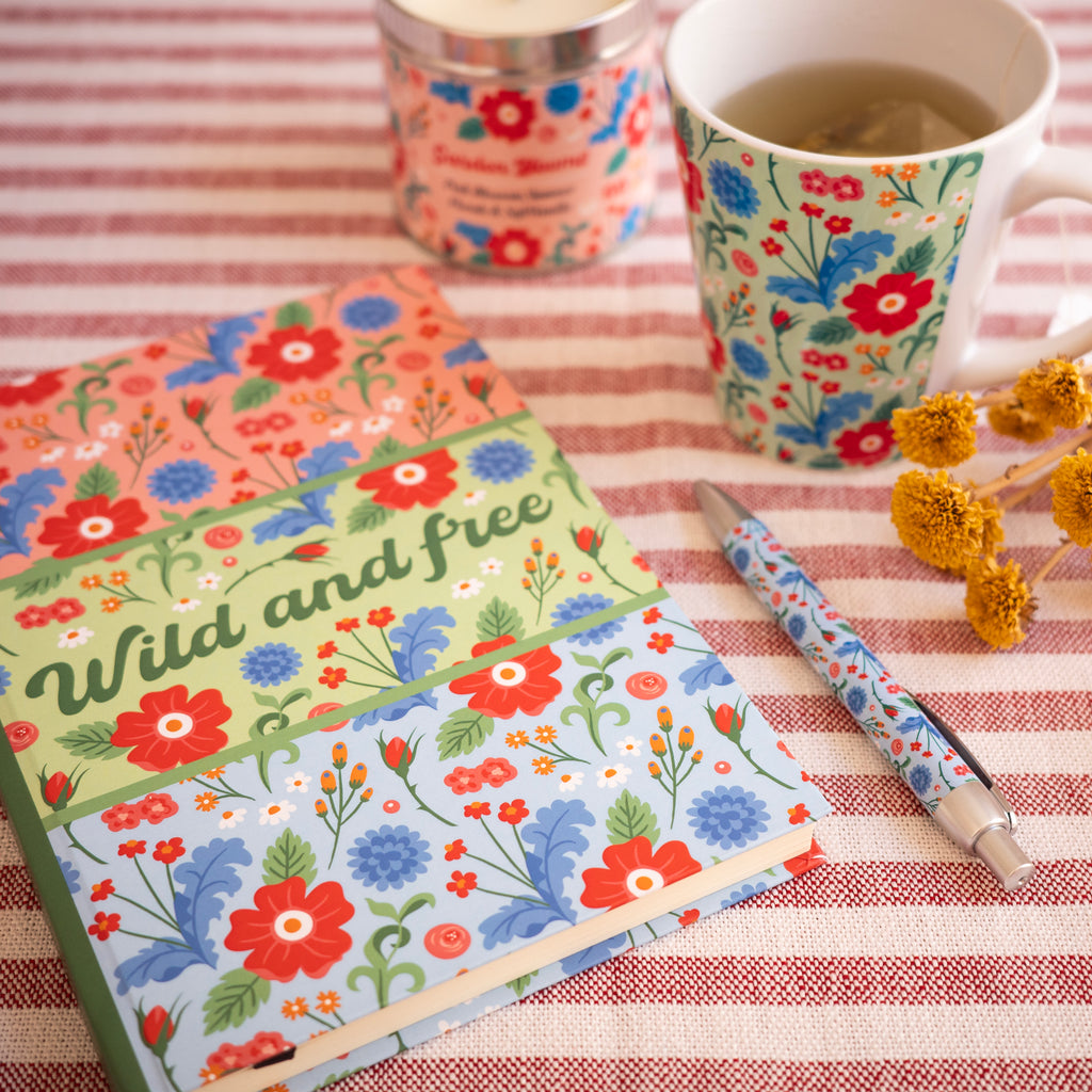 Inspired by Florals A5 Hardback Notebook