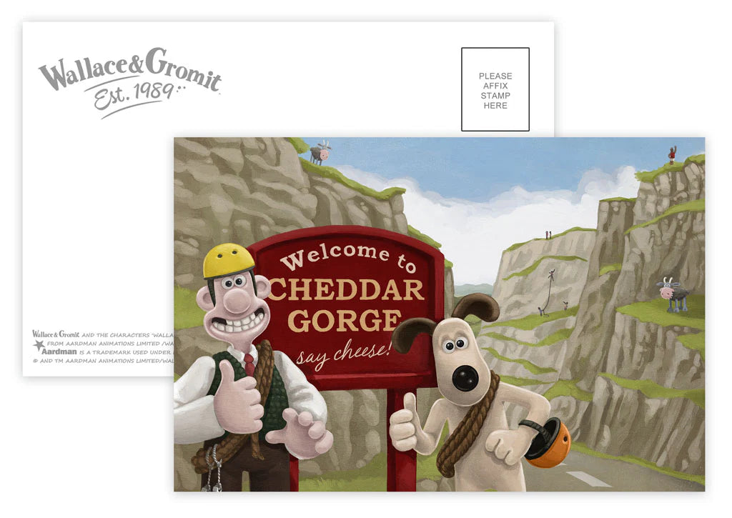 Wallace & Gromit Staycation Postcards