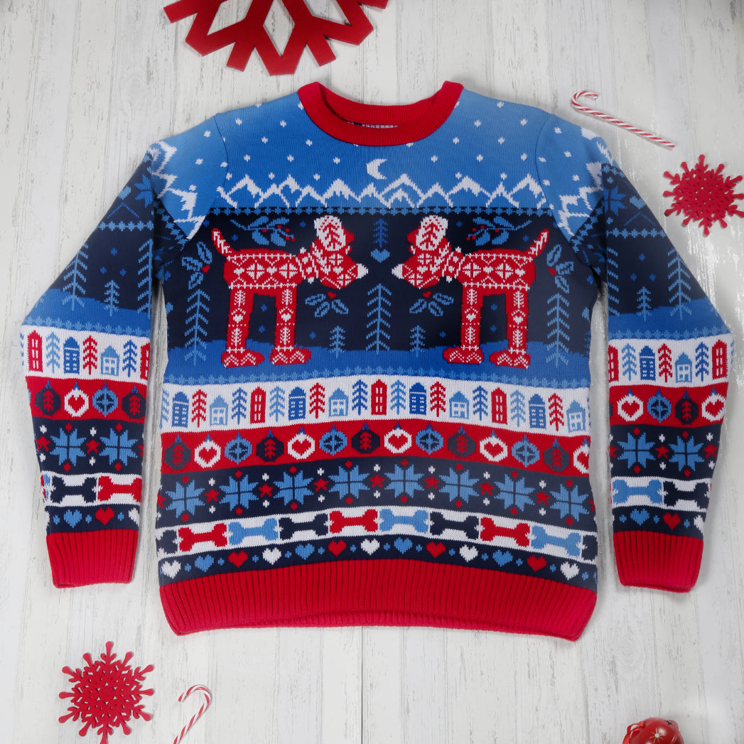 Gromit Knitted Fairisle Adult Christmas Jumper – Gromit Unleashed Shop