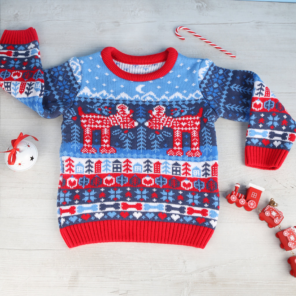 Gromit Knitted FairIsle Children's Christmas Jumper