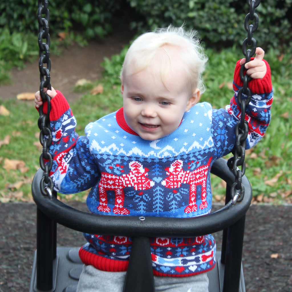 Gromit Knitted FairIsle Children's Christmas Jumper