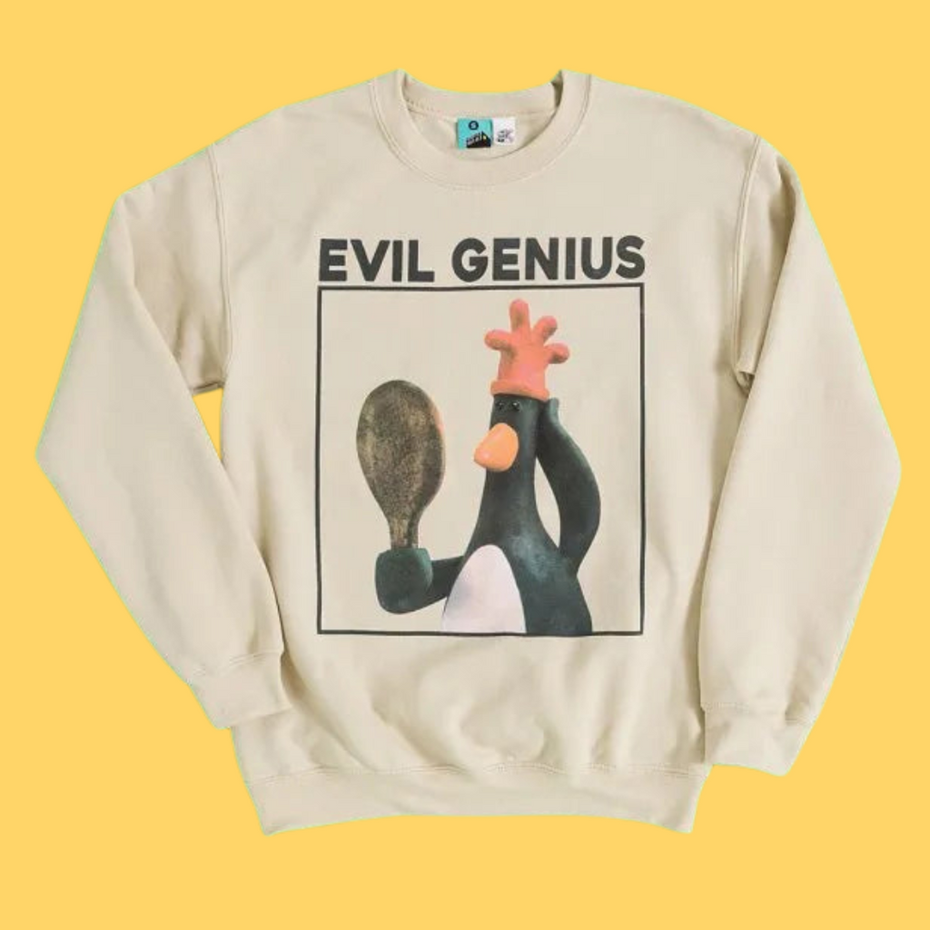 Feathers McGraw Evil Genius Sweatshirt