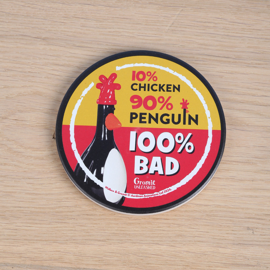100% Bad Feathers McGraw Ceramic Coaster
