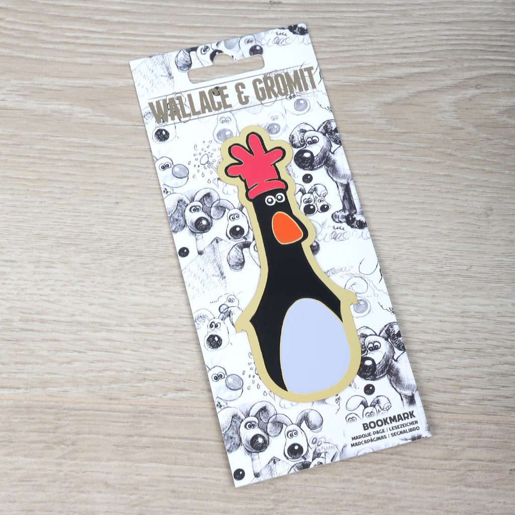 Wallace and Gromit Feathers McGraw Metal Bookmark