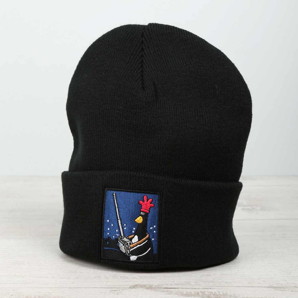 Feathers McGraw Remote Control Embroidered Beanie Hat