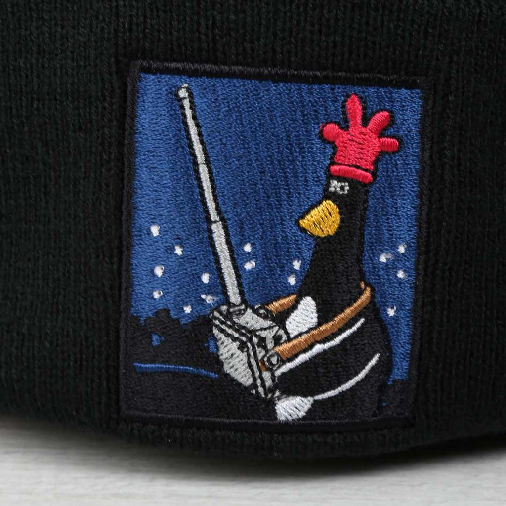 Feathers McGraw Remote Control Embroidered Beanie Hat