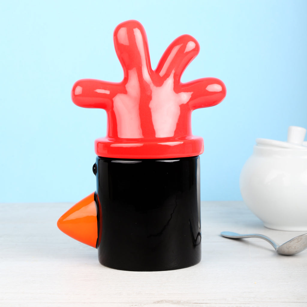 Feathers McGraw Head Mug With Lid