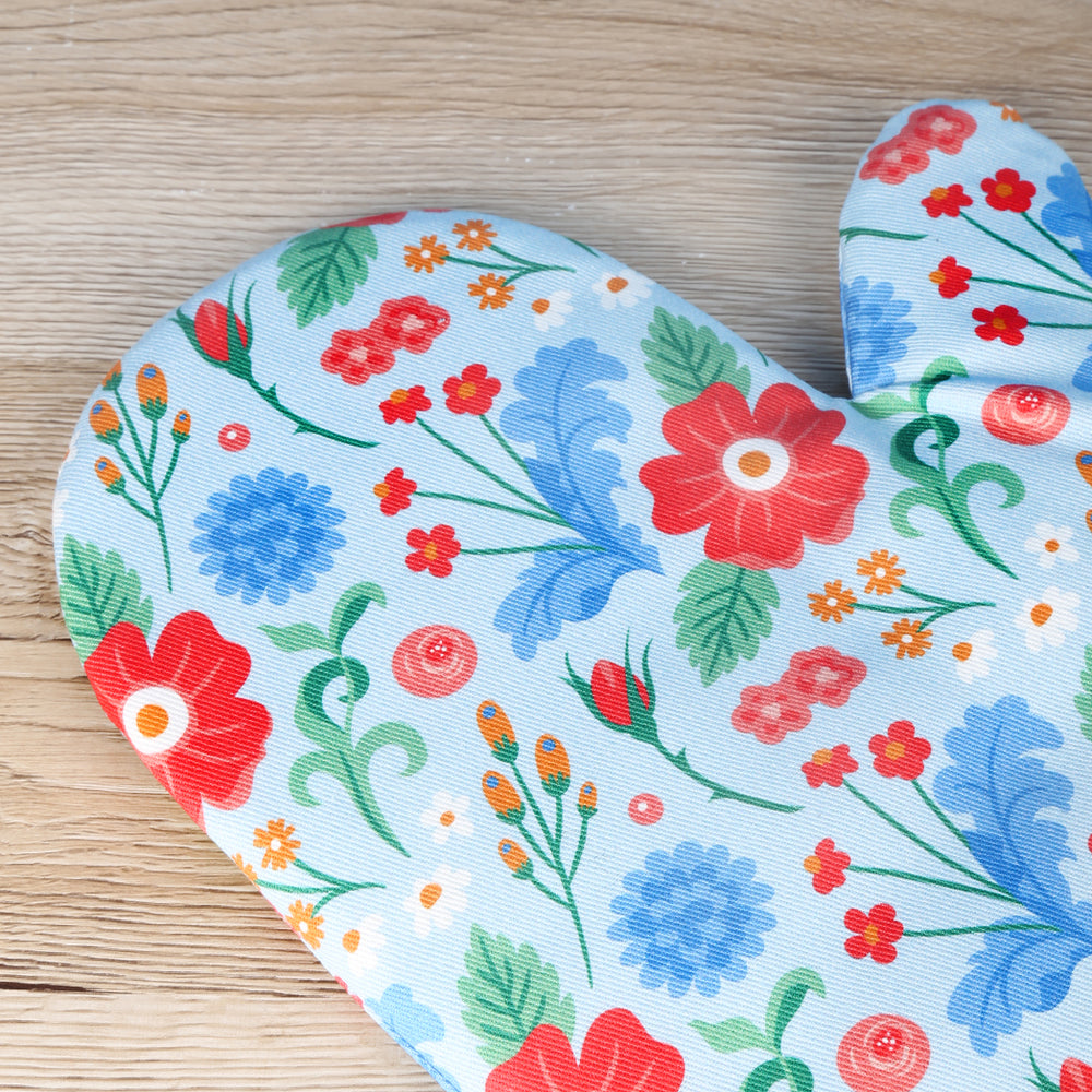 Inspired By Florals Oven Mitt