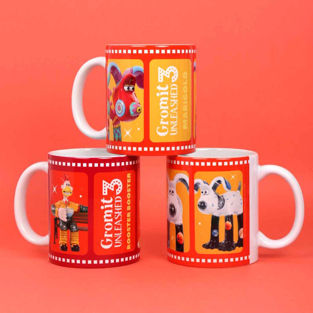 Gromit Unleashed 3 Mugs