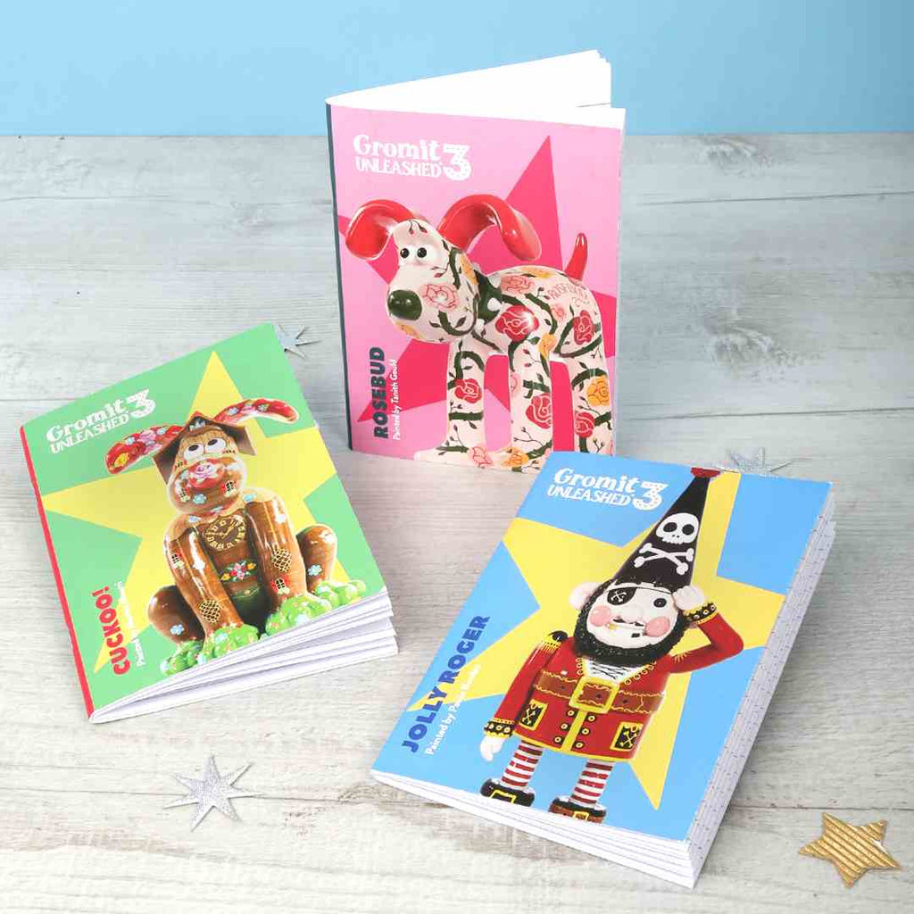 Gromit Unleashed 3 Trio of Notebooks