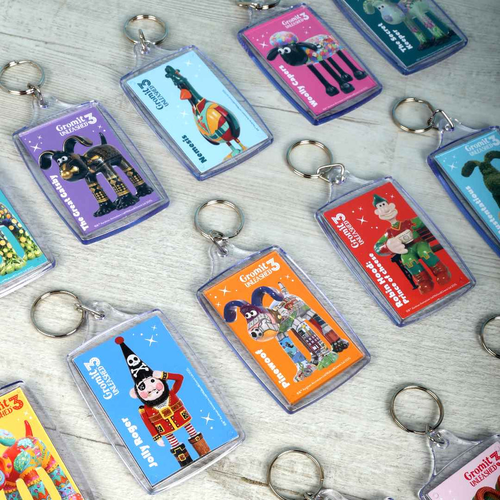 Gromit Unleashed 3 Keyrings