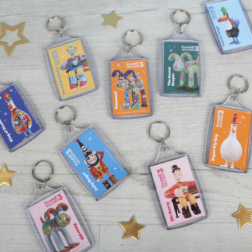 Gromit Unleashed 3 Keyrings