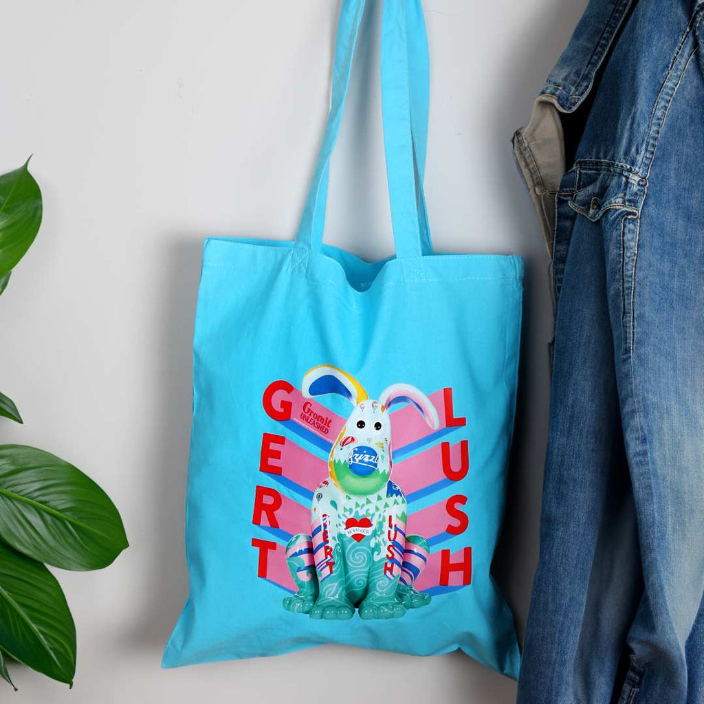 Sculpture Slogan Tote Bags