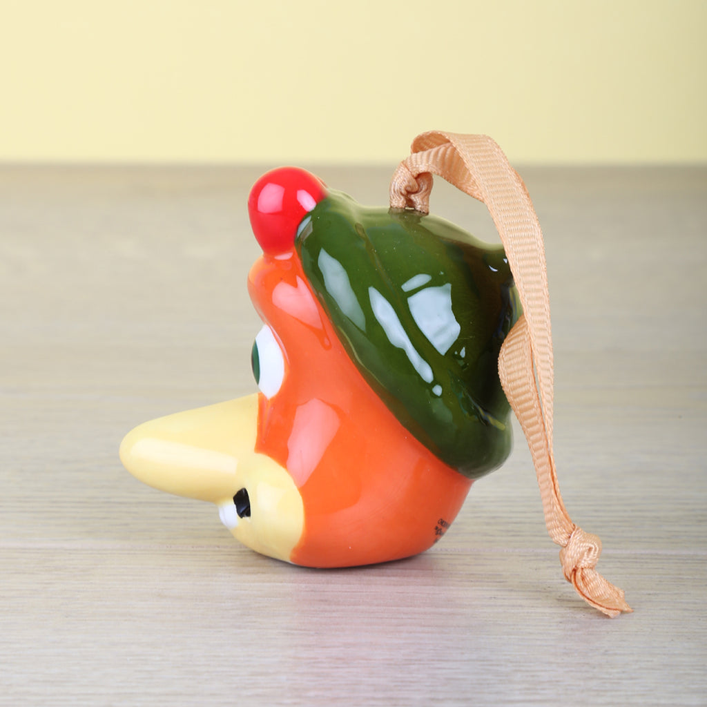 Ginger Chicken Run Ceramic Hanging Decoration