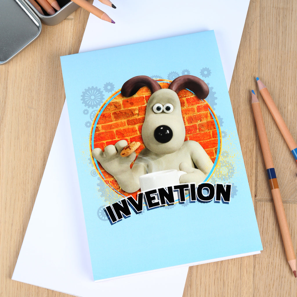 Wallace and Gromit Invention A5 Notepad