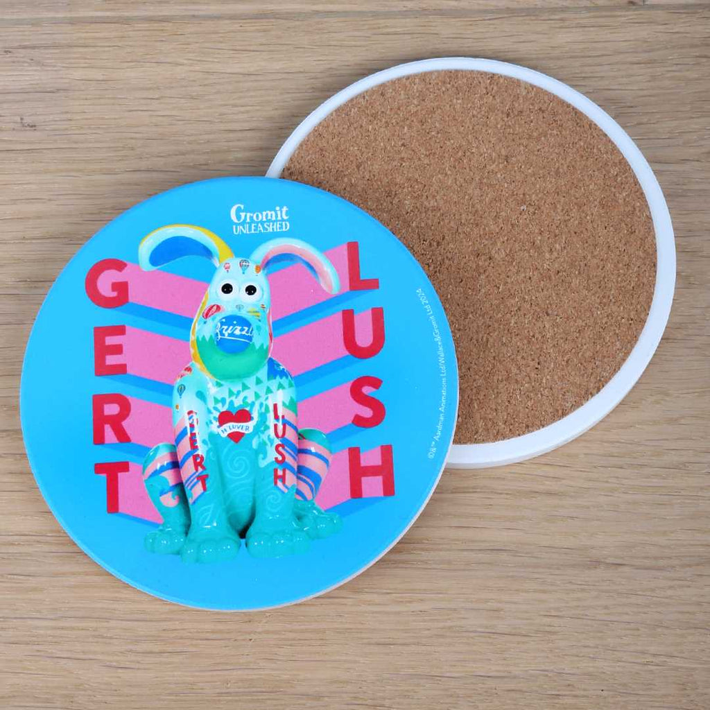 The Bristol Hound 'Gert Lush' Ceramic Coaster