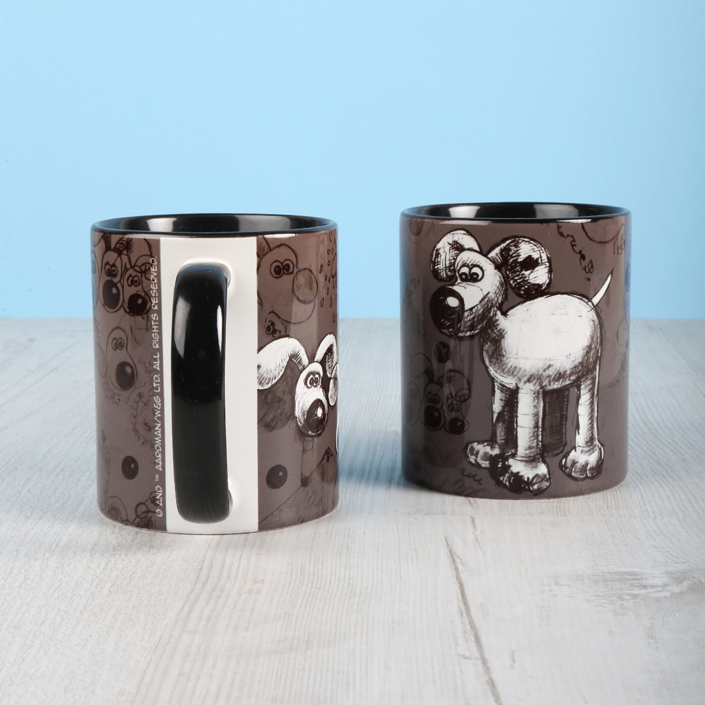 Gromit Grey Sketch Mug