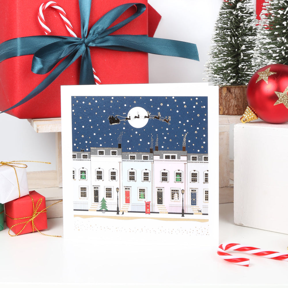 Snowy Bristol Winter Houses Charity Christmas Card Packs