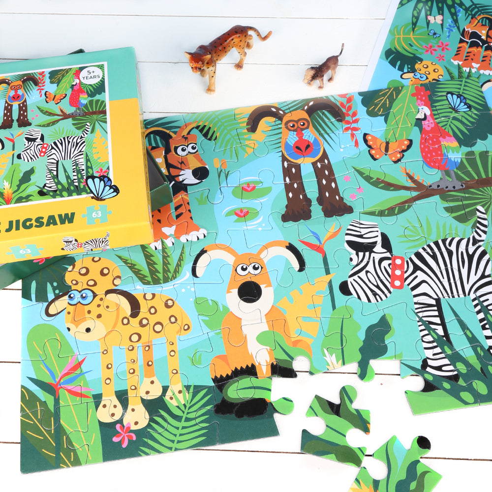 Children's Jungle 63 Piece Jigsaw Puzzle