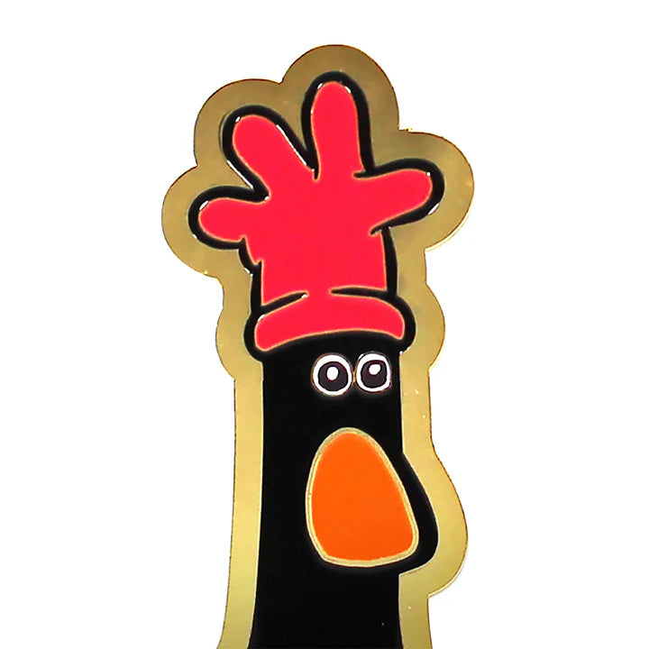 Feathers McGraw Metal Bookmark