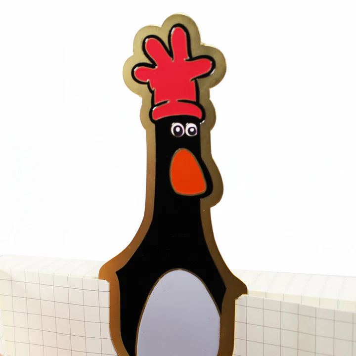 Feathers McGraw Metal Bookmark