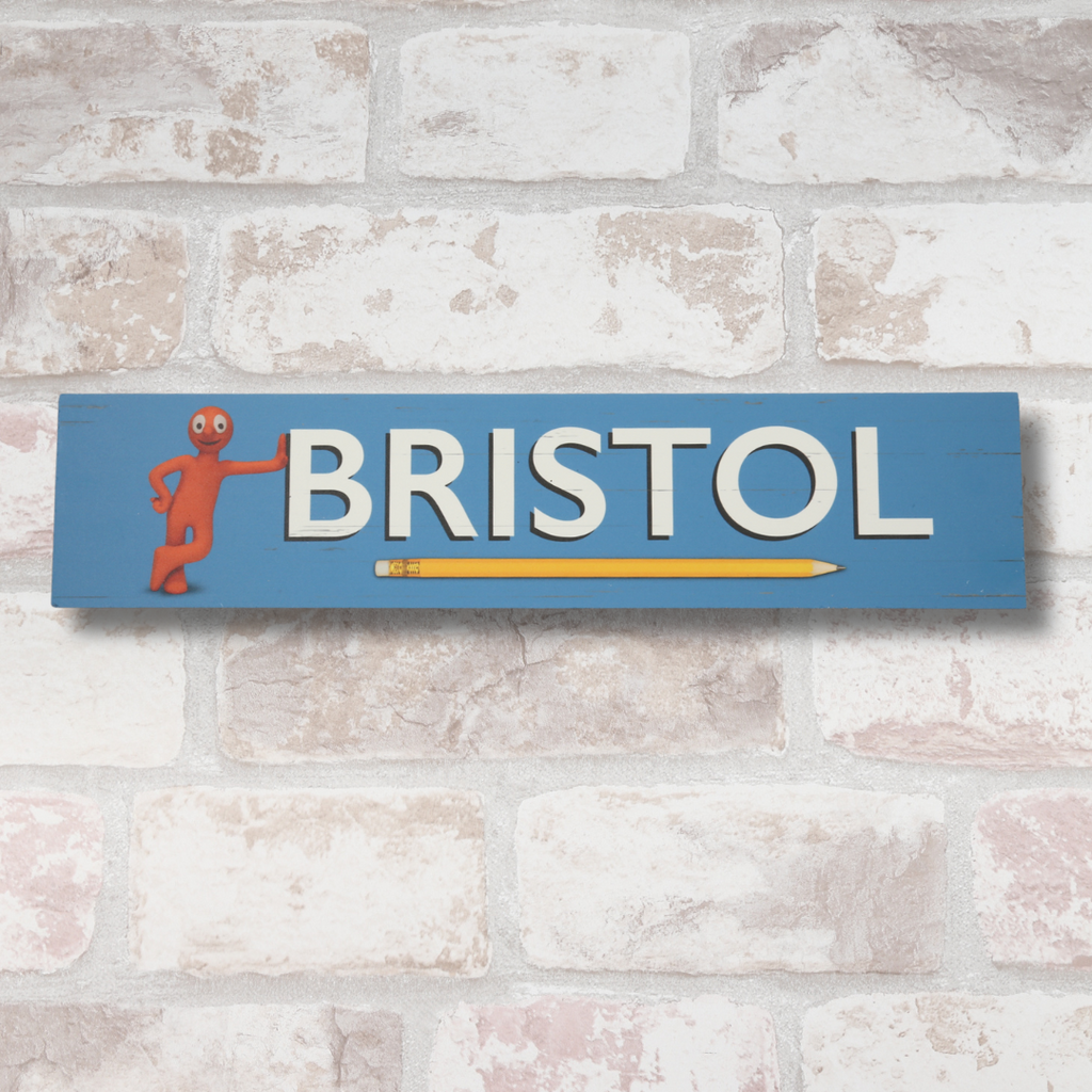 Morph in Bristol Wooden Plaque