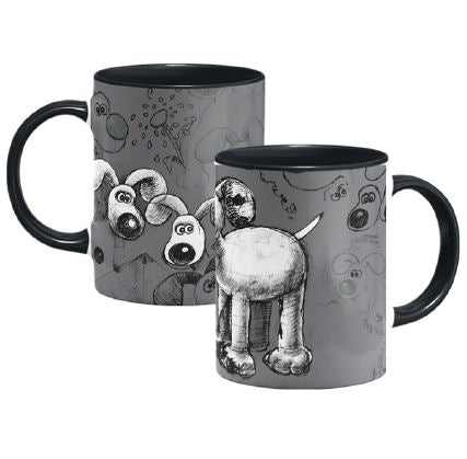 Gromit Grey Sketch Mug